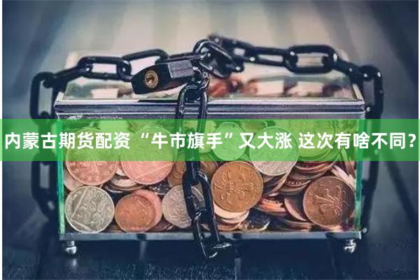 内蒙古期货配资 “牛市旗手”又大涨 这次有啥不同？