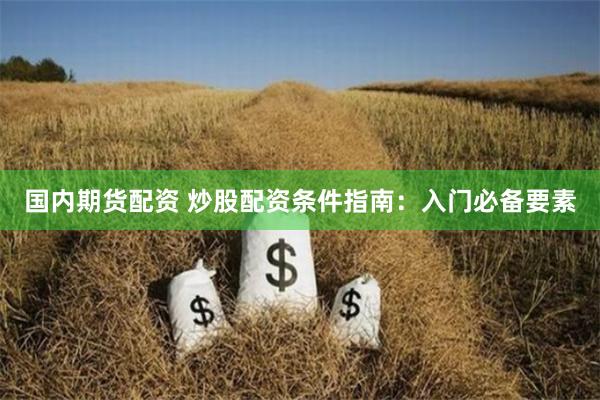 国内期货配资 炒股配资条件指南：入门必备要素